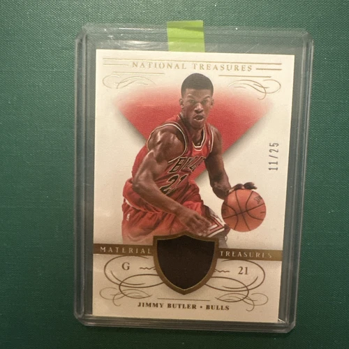 2013-14 Panini National Treasures - Patch Treasures Jimmy Butler #10 11/25