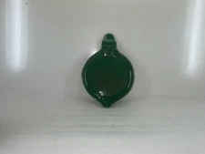 FIESTA christmas Ornament Bulb jade green HOLIDAY appetizer snack PLATE new