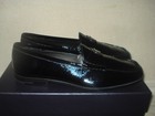 100% AUTHENTIC NEW MEN PRADA BLACK GLOSSY MOCASSINI PENNY LOAFERS UK 10/US 11 — photo 10