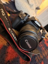 Canon EOS Rebel T3 Digital SLR 12.2 MP 3x Zoom HD Video Black with Lens Strap