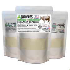 Collagen Peptides Powder- 100 Grass Fed, Bovine, Type I  III - 4 oz.