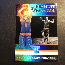 2015-16 Hoops Dreams Kristaps Porzingis RC #8 Hawks NM-MT
