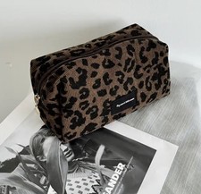 NEW Leopard Print Make Up Bag