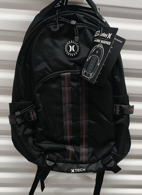 Hurley, Men's Joshua Black Commuter Travel Backpack, ONE SIZE Black Or ?