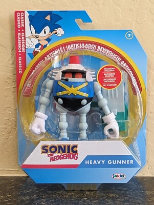 Sonic the Hedgehog Classic Heavy Gunner Jakks Pacific Figure - NEW - IN HAND 