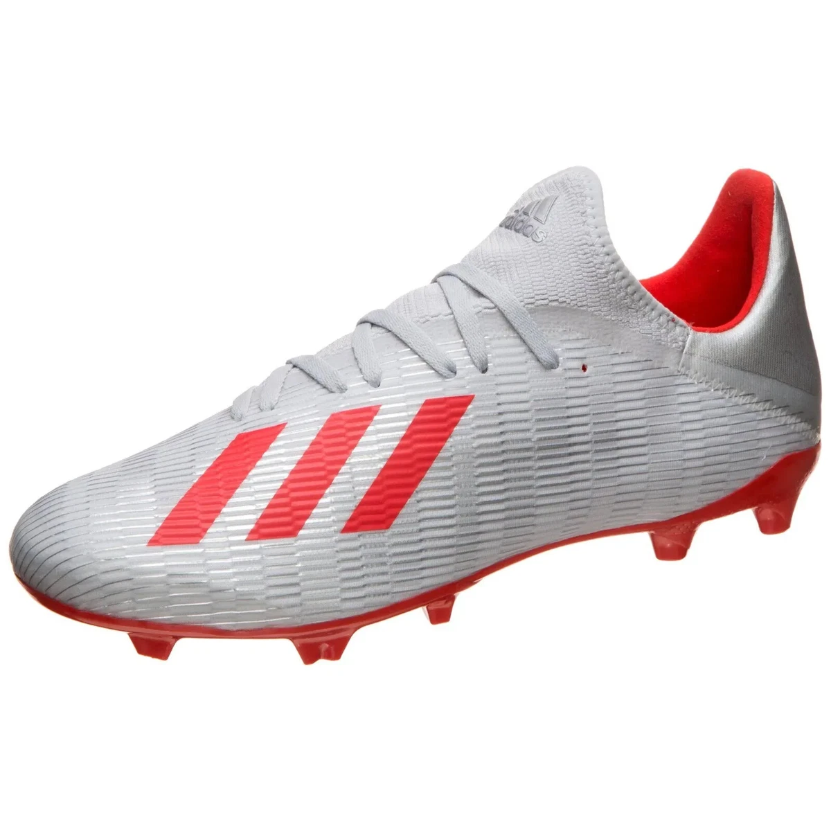 adidas Menand#039;s X 19.3 FG Soccer Cleats F35382 Silver/Red BX 17 eBay