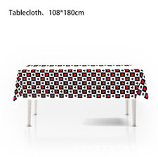 Casino Tablecloth Game Night Tableware Poker Cards Party Tablecover Decoration