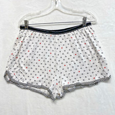 Room Service Woman's NWT Red/White/Blue Stars Size L Lounge Sleep Short Shorts