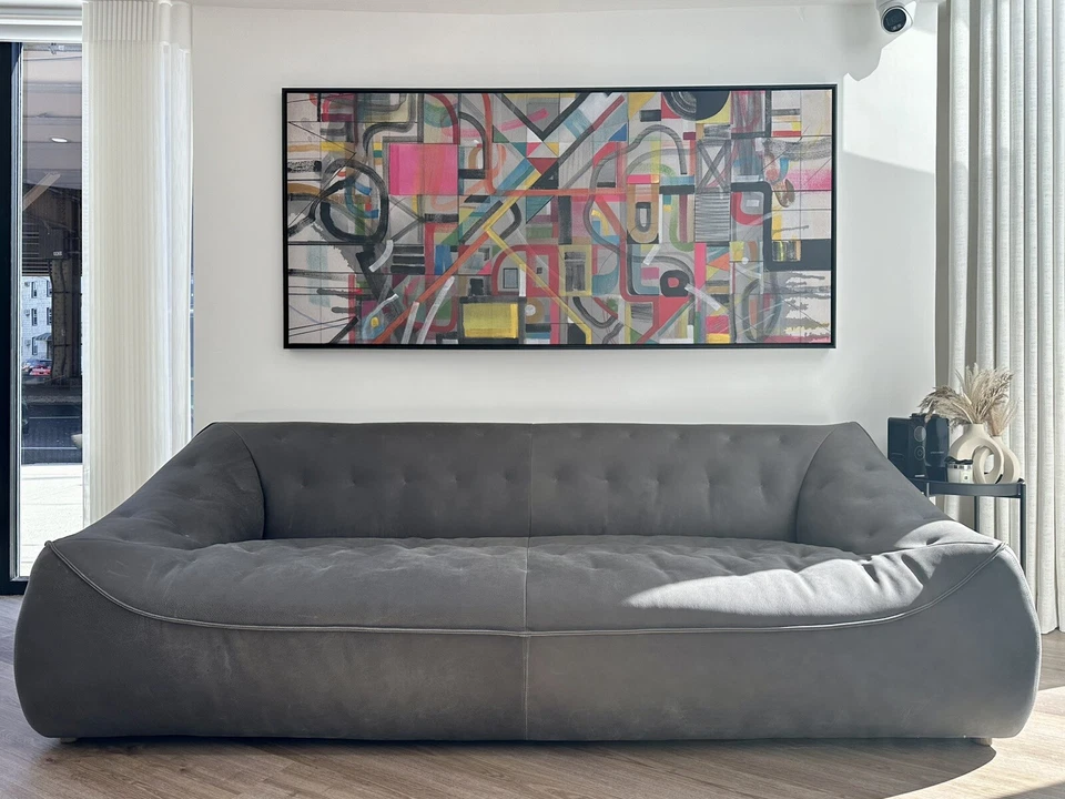 Muebles Arhaus - Sofá de cuero Rawley Foto 3 de 4