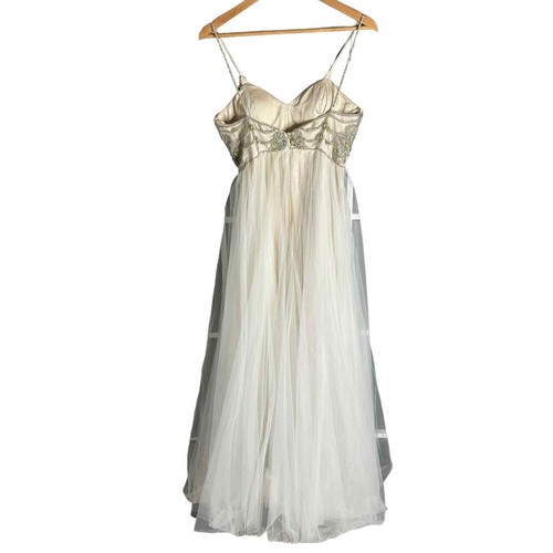 Abito da sposa Catherine Deane Freya beige taglia 4 - Foto 9 di 13