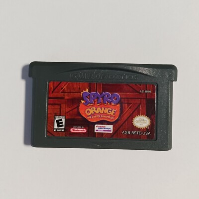 Spyro Orange The Cortex Conspiracy Nintendo GBA 2004 Cartridge Only Untested 