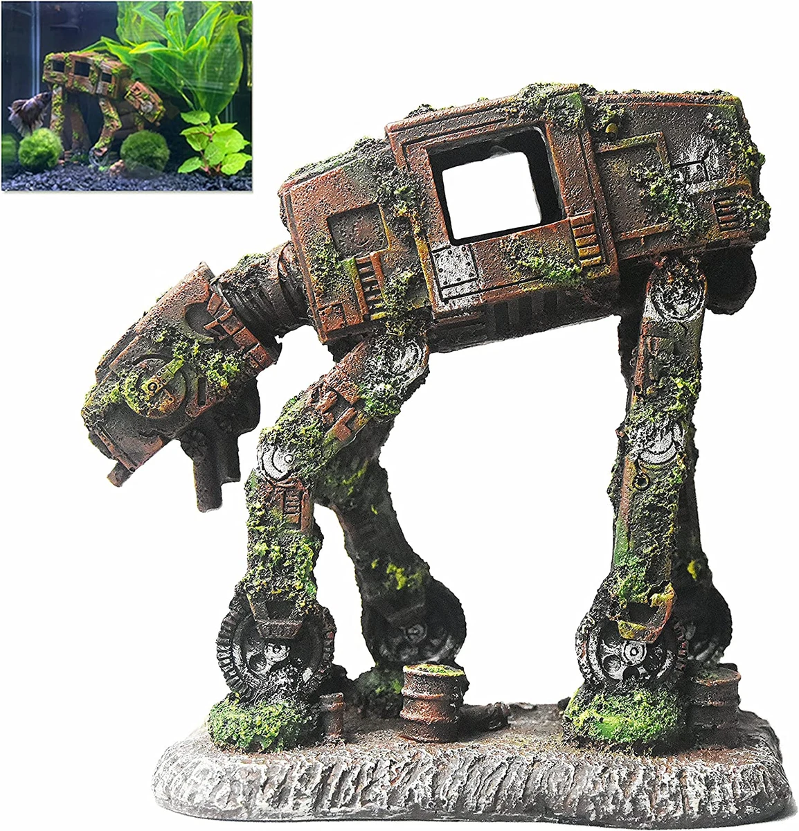 Fejlfri jungle periode Fish Tank Decorations Star Wars Aquarium Accessories Small to Large Fish  Tank Re | eBay