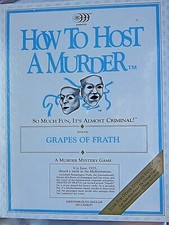 How To Host A Murder Grapes Of Frath Vintage Board