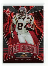 RANDY MOSS #8 /299 2020 PANINI PHOENIX VIKINGS FIRE FORGED RED