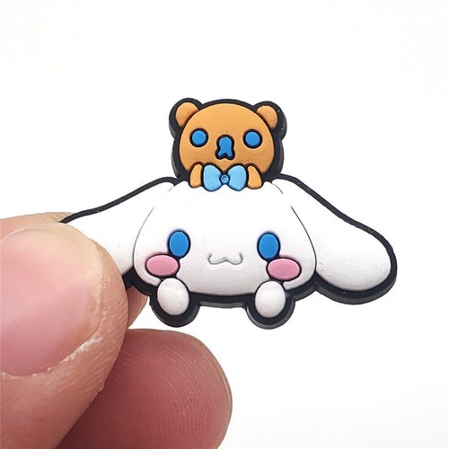 10PCS Cute Cinnamoroll Shoe Charms for ClogCroc Shoes DIY Decor Accessories Set - Picture 10 of 12