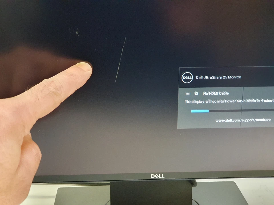 DELL U2518D 25 Zoll Defekt UltraSharp PC 2K Monitor HDMI QHD IPS Bildschirm Fuß - Bild 2 von 4