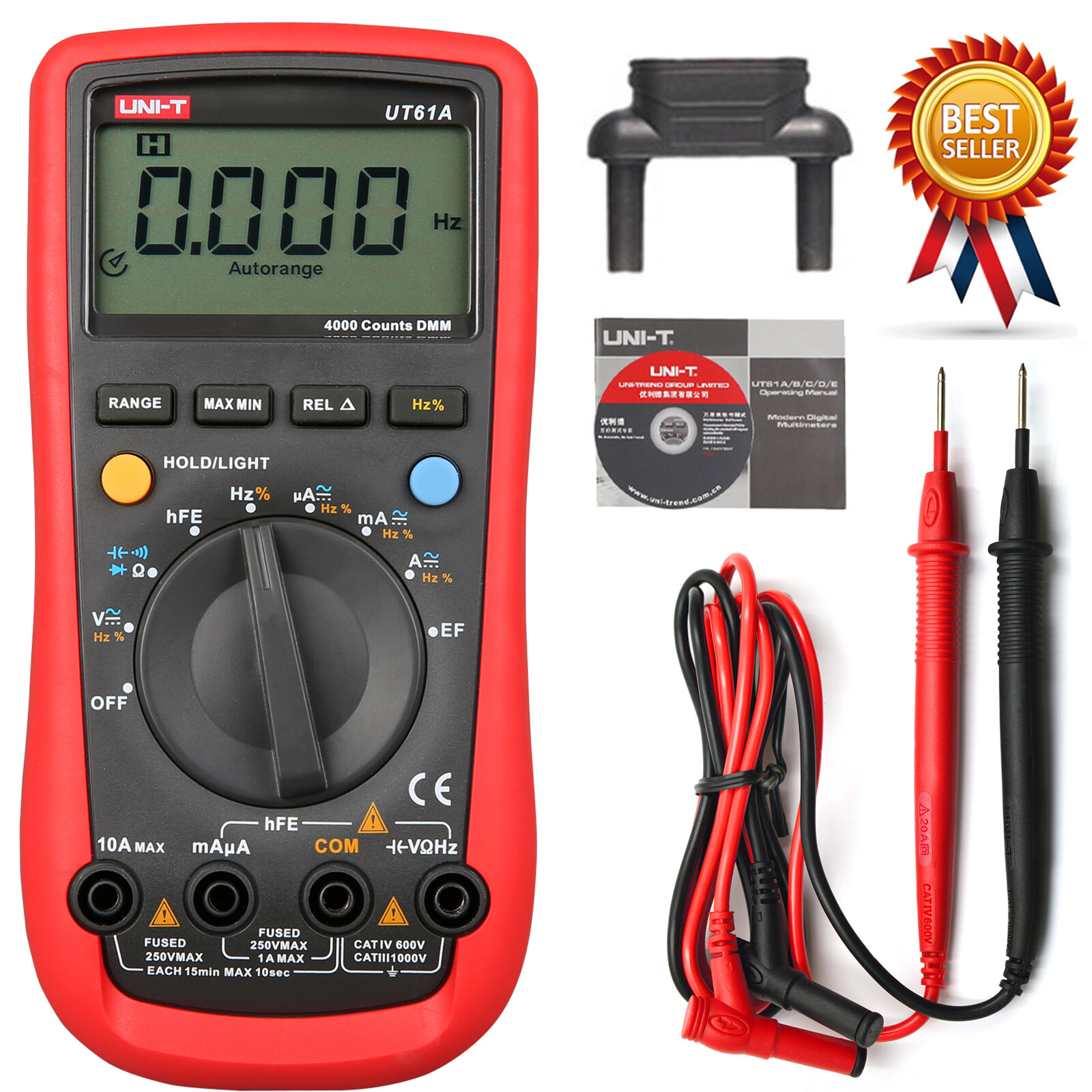 UNIT True RMS Digital Multimeter UT61A UT61B UT61C UT61D UT61E UNI T AC ...