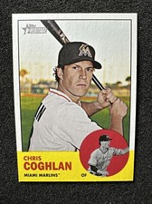CHRIS COGHLAN #342 2012 Topps Heritage Baseball QTY Miami Marlins