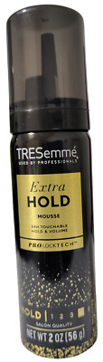 Tresemme Extra Hold Mousse Hair Spray 24 Touchable Hold & Volume Travel Size 2oz