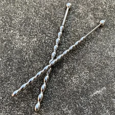 Stainless Steel Stretcher Urethra Sounding Rod Penis Plug Beads Dilator Men Male