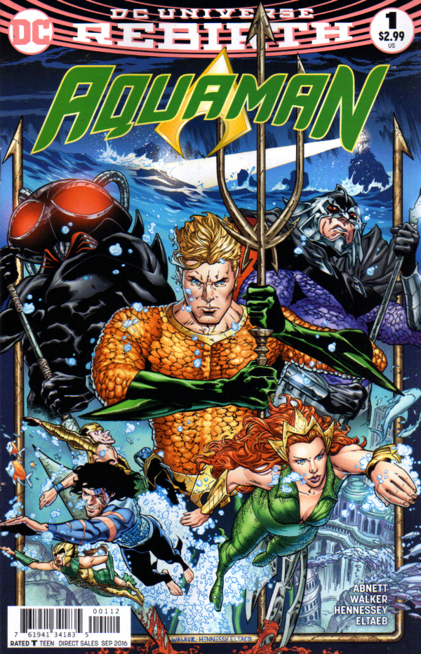 AQUAMAN (2016) #1 - 2nd Print - DC Universe Rebirth - Back Issue
