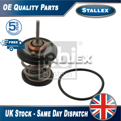 Fits Audi TT A3 A5 A4 Q3 VW Golf Scirocco Eos Thermostat Coolant Stallex