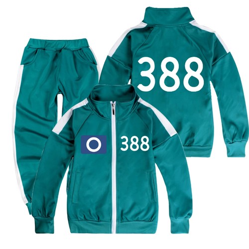 Felpa con cappuccio pullover + pantaloni sport casual set bambini Squid stagione 2 gioco sopravvivenza Regno Unito - Foto 37 di 46
