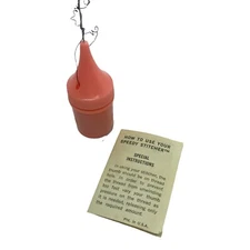 Vintage Sewing Awl The Speedy Stitcher with instructions pink plastic USA