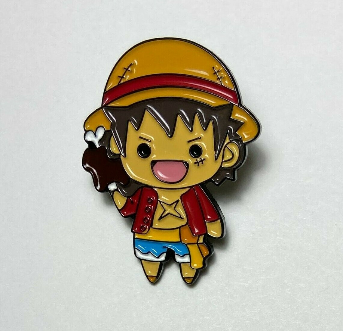 ONE PIECE LUFFY LUCKY CAT Enamel Pin, Cool Anime Pins, Pirate Pin