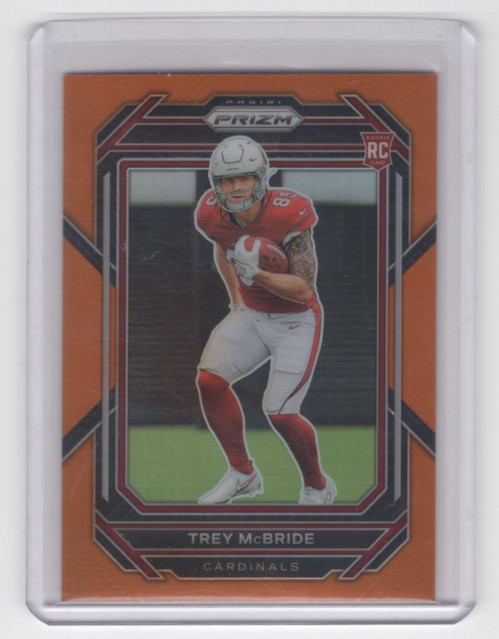 2022 Panini Prizm Prizms Orange #327 Trey McBride /249 Rc