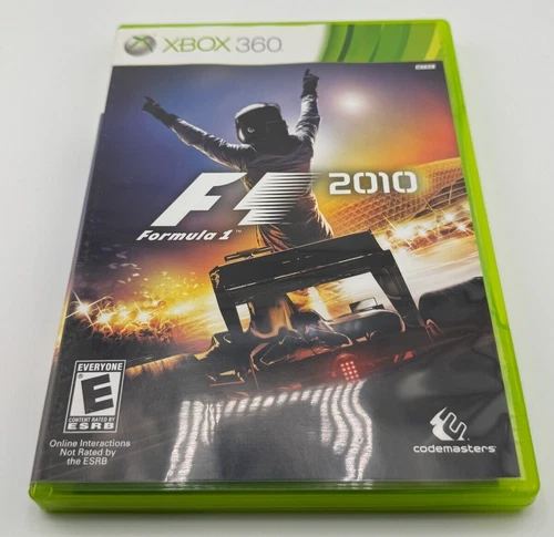 F1 2010 (Formula 1) video game for Microsoft XBOX 360 used, case, disc, manual