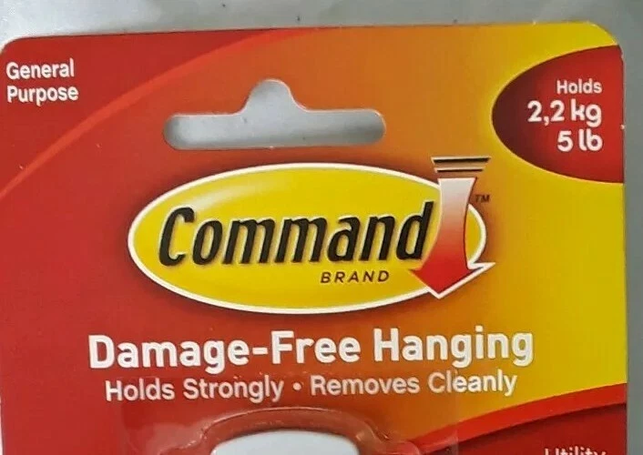 Gancho adhesivo extraíble 3M Scotch Command, 5 lb #17003 Foto 2 de 4