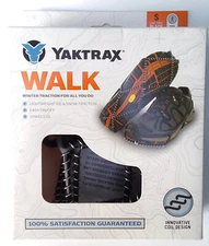 Yaktrax Walk Ice Snow Traction  Size Small Women's 6.5-10 or  Men's 5-8.5