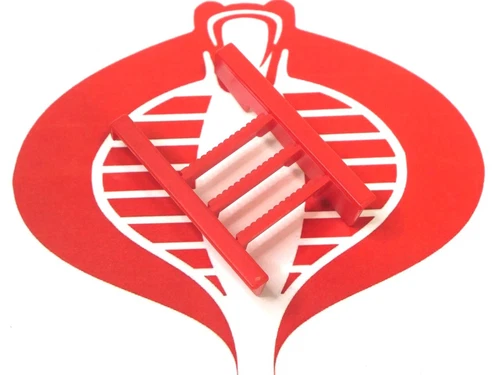 GI Joe Playset Tactical Battle Platform Short Red Ladder 1985 Original Part