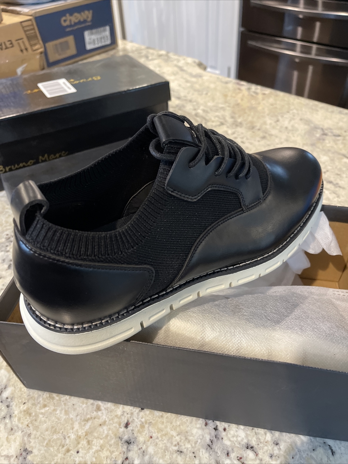 Meijiana Men's Oxford Shoes lace up Casual, Black US 11 EU 44 Like Cole Haan eBay