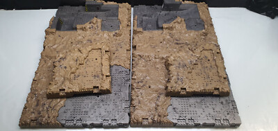 Halo Battlescape {A483} Mega Bloks [96837] Construx Desert Terrain (2 Lots)