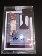 2019-20 Panini One and One ZION WILLIAMSON Premium RC Patch Auto Purple #6/35