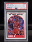 1989 NBA HOOPS BASKETBALL MICHAEL JORDAN #200 TRADING CARD BULLS HOF PSA 9 MINT