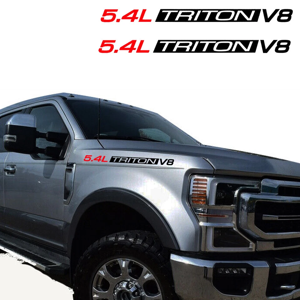 Calcomanías emblema para capó de coche Triton V8 5,4 L para Ford F150 F250 F350 Expedition 2 un. Foto 3 de 4