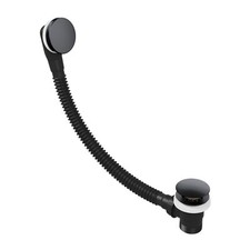 Push Button Pop Up Bath Waste & Overflow Easy Clean Combination