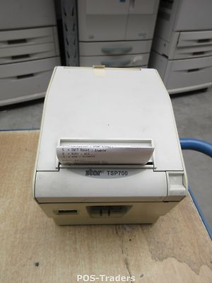 STAR TSP700 743C Direct Thermal Receipt Ticket POS Printer PARALLEL WHITE
