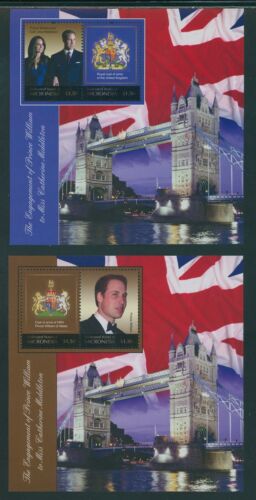 Micronesia Scott #915-916 MNH S/S Prince William/ Kate Engagement CV$12+ - Picture 1 of 1