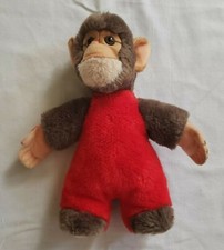 Steiff Brown Toldi Chimpanzee Monkey 6240/20 Vintage 7in German Stuffed Animal