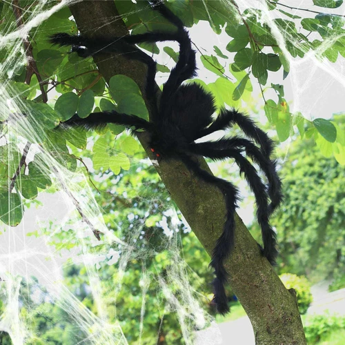 11,8" -78,7" LED gefälschte Spinne Halloween Dekor Spukhaus Requisite riesige Party Zum Selbermachen - Bild 14 von 26