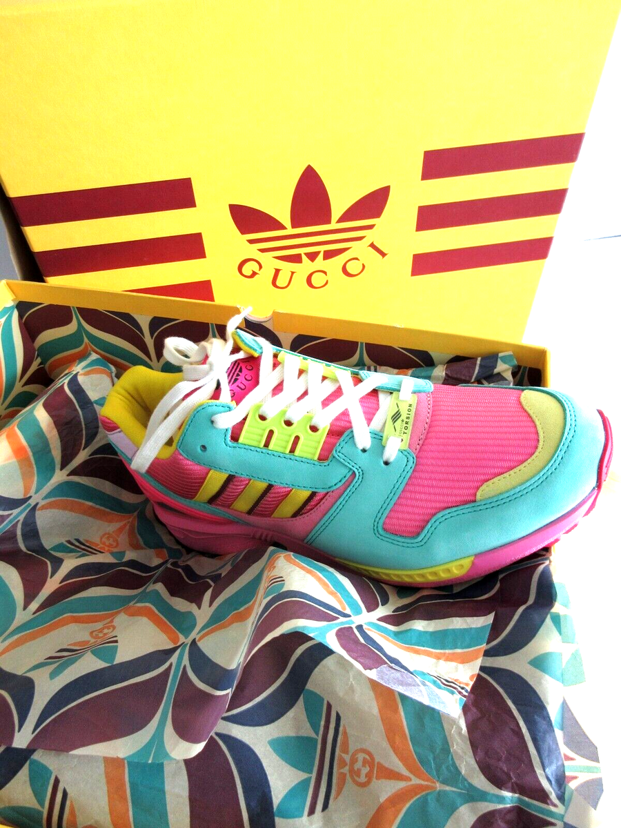 NEW GUCCI x ADIDAS ZX 8000 PINK GG MONOGRAM NEW GUCCI x ADIDAS ZX 8000 PINK GG MONOGRAM