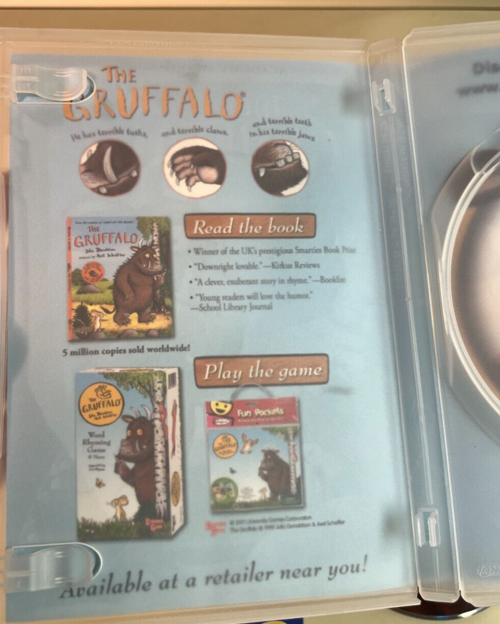 The Gruffalo DVD Animated Film, Julia Donaldson, Helena Bonham Carter