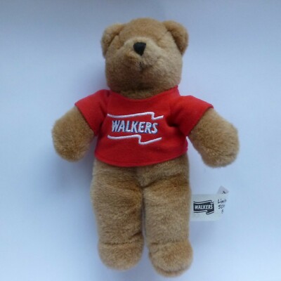 Walkers Crisps Limited Edition Bär zum 50. Geburtstag (Bohne Plüsch Teddy Promo)