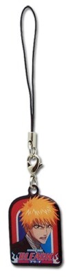 Bleach Ichigo Kurosaki Metal Cell Phone Charm Strap Keychain Anime Licensed NEW
