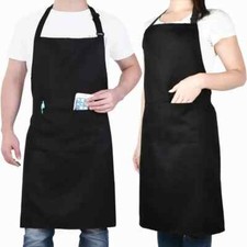 Unisex Gastro Schürze Kochschürze Latzschürze Vorbinder Kellner Grillschürze