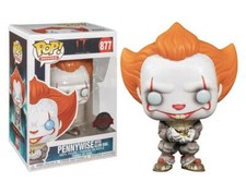  EXCLUSIVE IT PENNYWISE WITH GLOW BUG  3.75" POP VINYL FIGURE FUNKO UK SELLER 